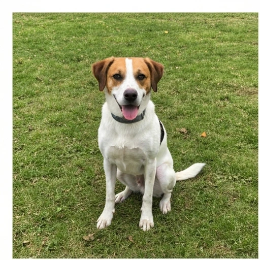 Chiot apprenant le rappel en extérieur